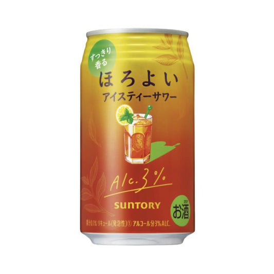 Suntory Horoyoi Cocktail Iced Tea Sour Chuhai Spritzer ほろよい アイスティーサワー (ABV 3%) 24 x 350ml