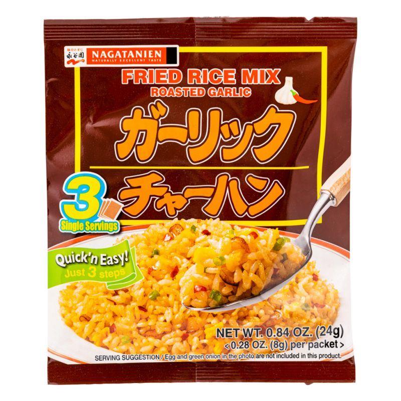 (Case) Nagatanien Fried Rice Mix Roasted Garlic 永谷園 ガーリックチャーハン 24g (3 packs)*10