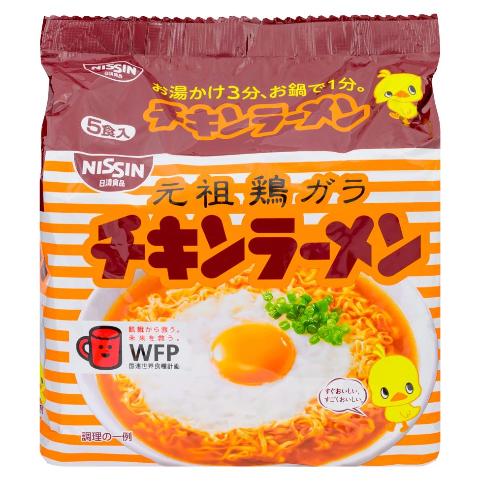 (Case) Nissin Chicken Flavour Instant Noodles (Japan Version) 85g*5*6
