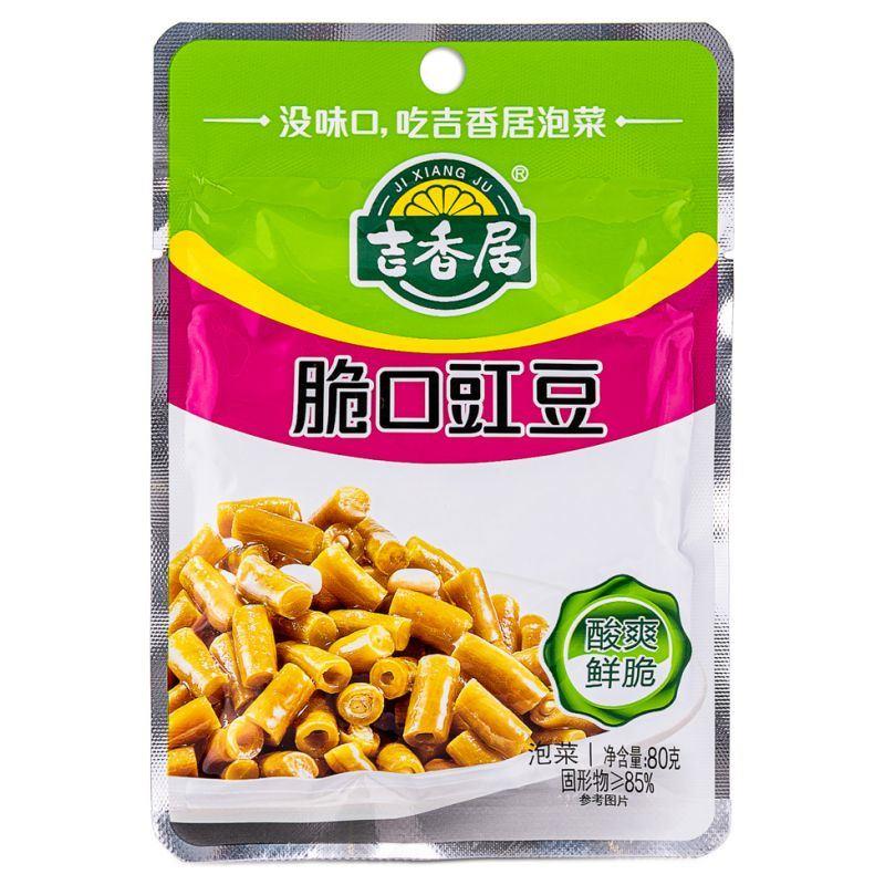 (Case) Ji Xiang Ju Crisp Cowpea (S) 吉香居 脆口豇豆 (小) 80g*50