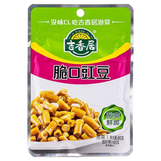 (Case) Ji Xiang Ju Crisp Cowpea (S) 吉香居 脆口豇豆 (小) 80g*50