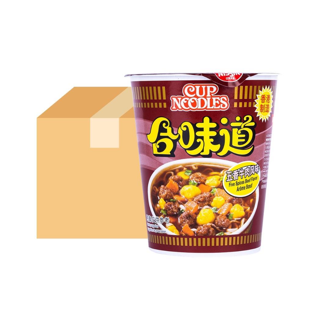 Nissin Cup Noodles (Beef Flavour) 合味道 五香牛肉味杯麵 24 x 68g