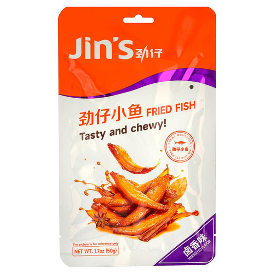 (Case) Jing Zai Ocean Little Fish (Marinated Flavour) 50g*40