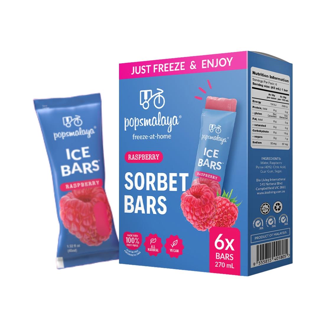 (Case) PopsMalaya Raspberry Ice Bar (45ml*6)*12