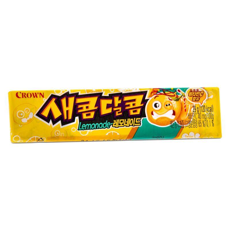 (Case) Crown Secom-Dalcom Candy (Lemonade) 새콤달콤 (레모네이드) (29g*15)*6
