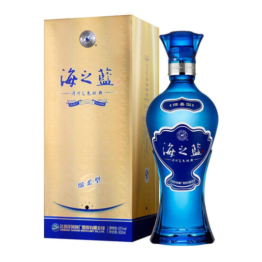 (Case) YangHe Spirit Drink Classic Drink (Ocean Blue) 洋河 藍色經典海之藍 (ABV 52%) 500ml*6