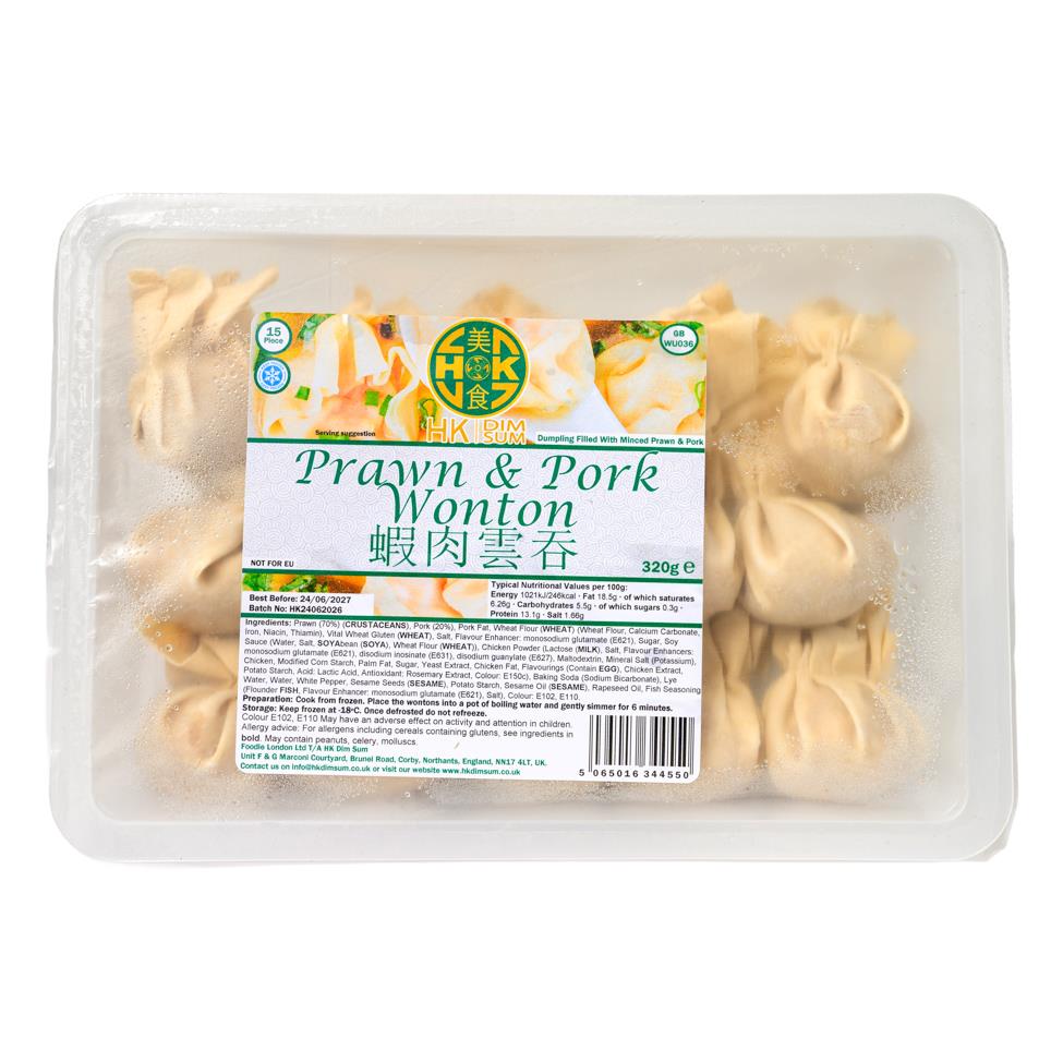 ❄️ HK Dim Sum Prawn & Pork Dumpling 香港點心 蝦肉雲吞 16 x 320g