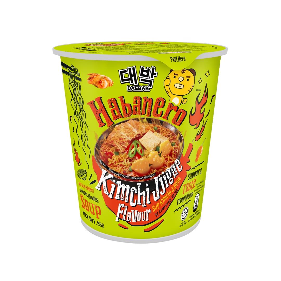 (Case) Daebak Ghost Pepper Noddle Cup (Habanero Kimchi Jjigae) 79g*24