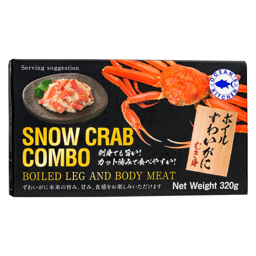 ❄️ Ocean Kitchen Snow Crab Combo (Boiled Leg and Body Meat) 20 x 320g