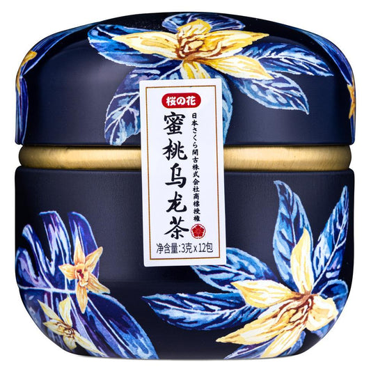 (Case) Kakoo Peach Oolong Tea 開古 桜の花 小花罐口味茶包 (蜜桃烏龍茶) 36g (12*3g)*24