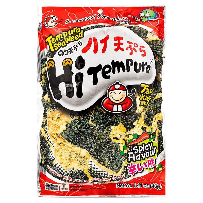 (Case) Tao Kae Noi Tempura Seaweed (Spicy Flavour) 小老板 天婦羅脆紫菜 (辛辣味) (40g*6)*8