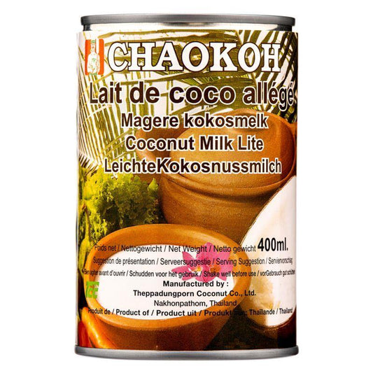 (Case) Chaokoh Coconut Milk Lite 400ml*12