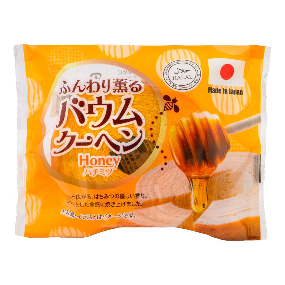 Taiyo Halal Baumkuchen (Honey Flavour) ふんわり薫る パウム クーヘン (ハチミツ) 12 x 55g