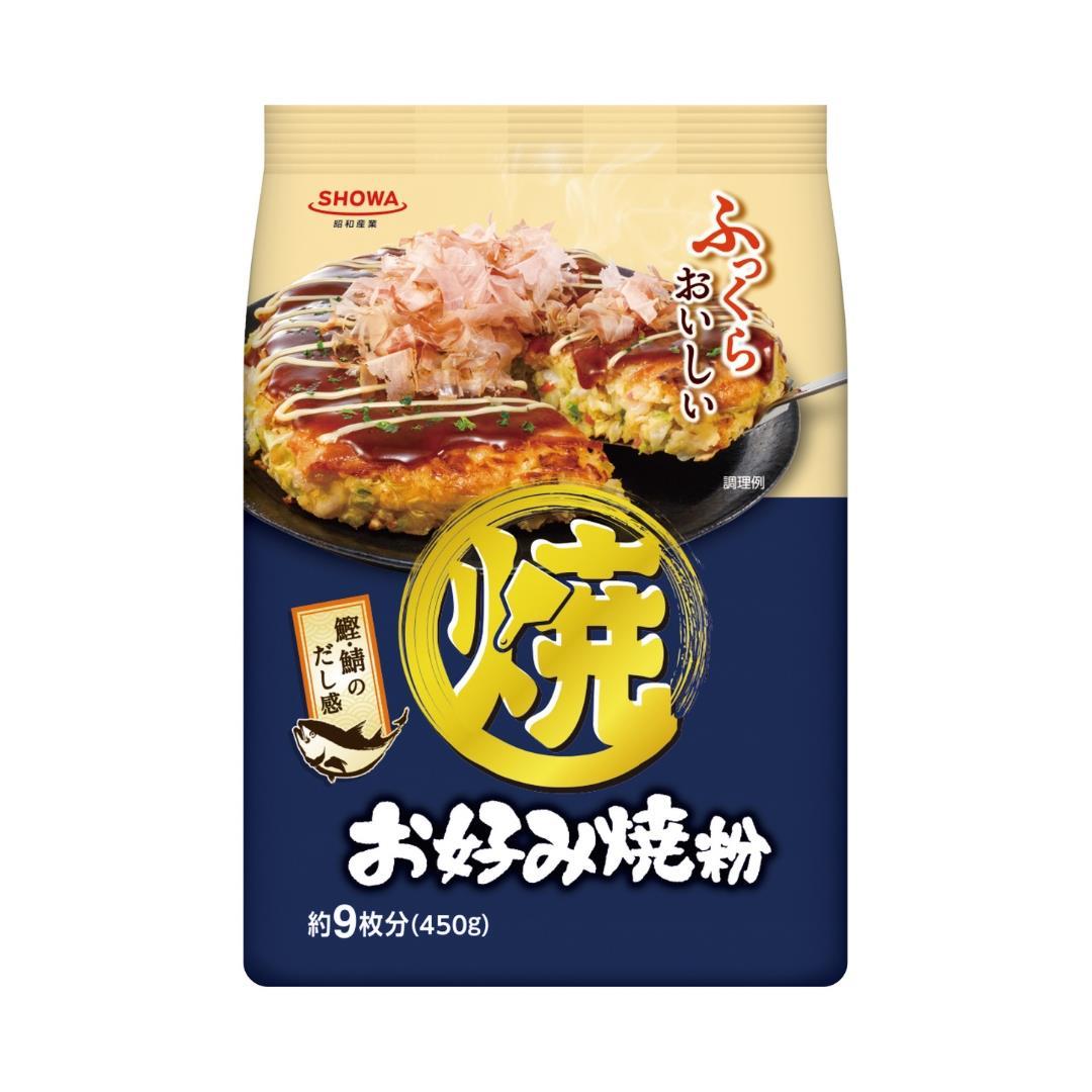 (Case) Showa Okonomiyaki Flour 昭和 お好み焼粉 450g*12