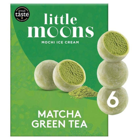 ❄️ Little Moons Mochi Ice Cream (Uji Matcha Green Tea) 10 x 192g (6 x 32g)