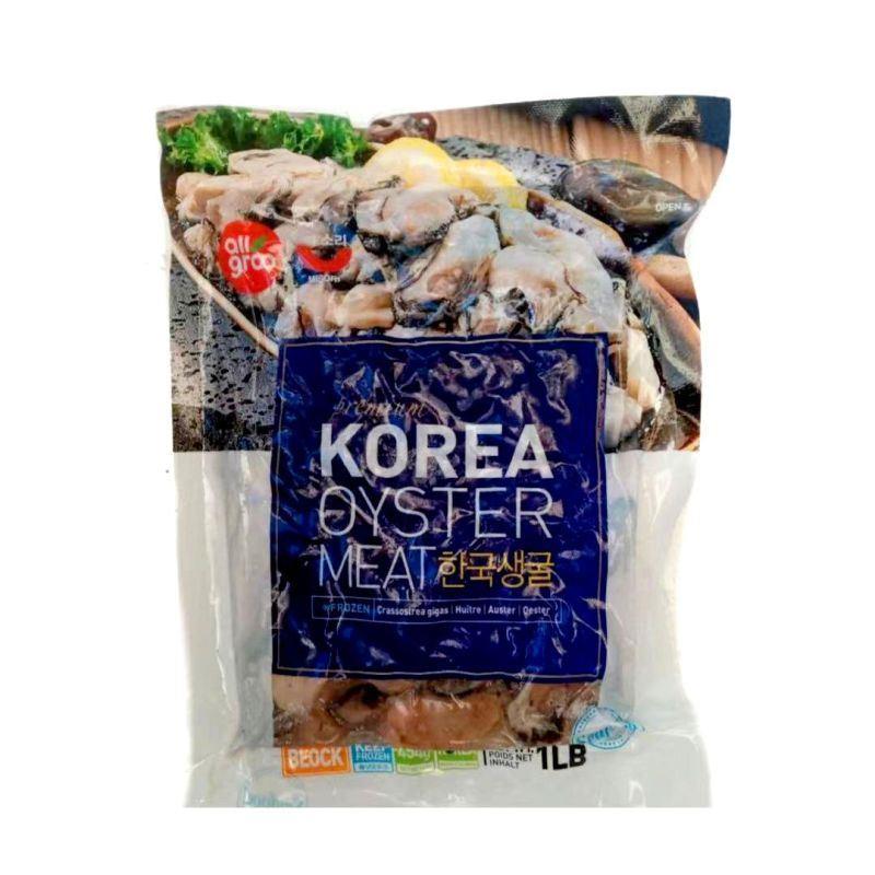 ❄️ Allgroo Frozen Korean Oyster Meat (Block) 한국생굴 24 x 454g