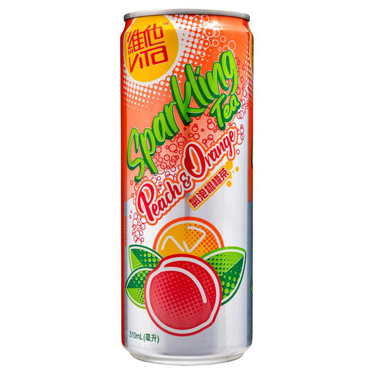 Vita Sparkling Peach & Orange Tea 維他 氣泡桃橙茶 8 x (6 x 310ml)