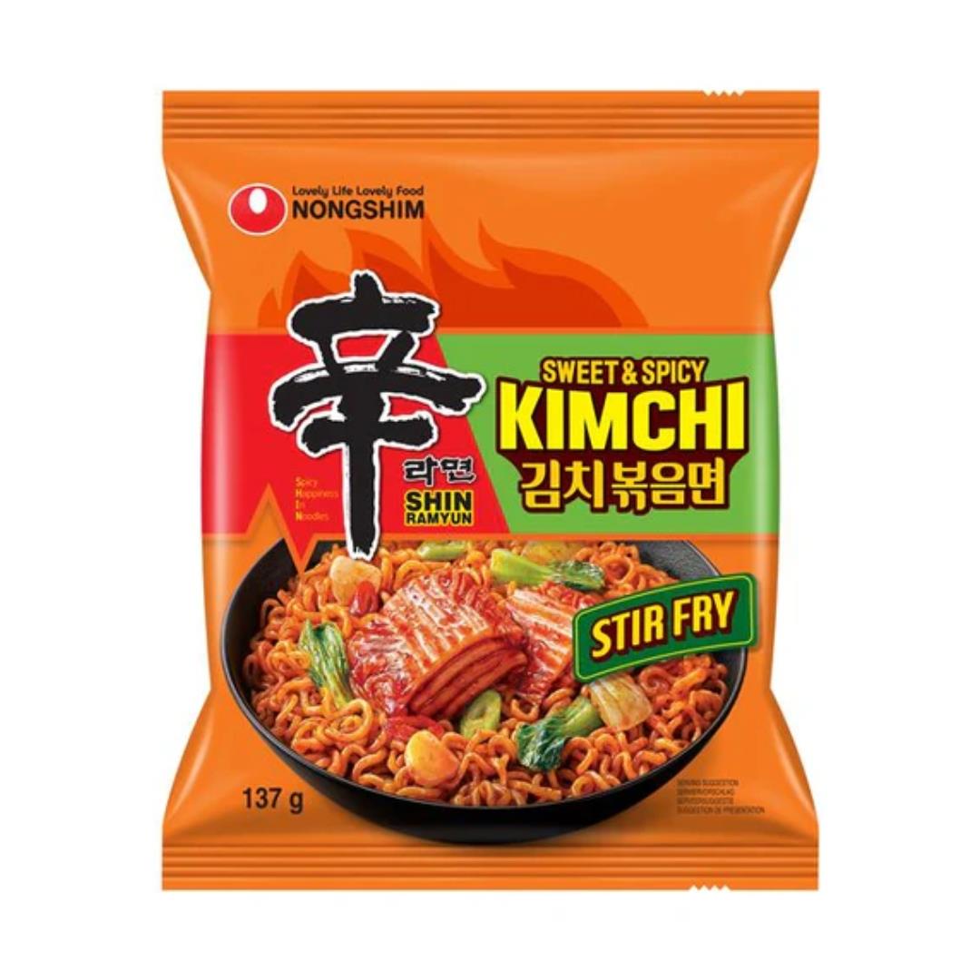(Case) Nongshim Shin Kimchi Stir Fry 137g*5*8