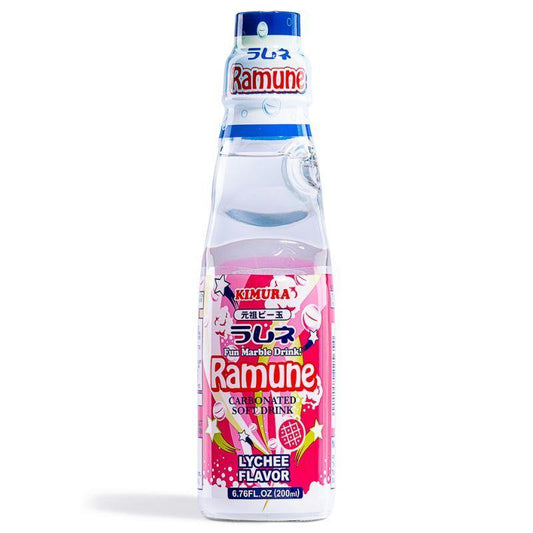 (Case) Kimura Ramune Carbonated Soft Drink (Lychee Flavour) 200ml*18