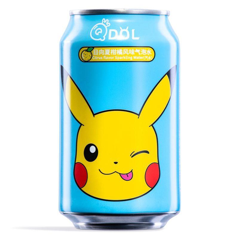 (Case) QDOL Pokemon Sparkling Water (Citrus Flavor) 寶可夢 日向夏柑橘風味氣泡水 330ml*24