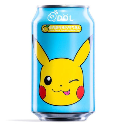 (Case) QDOL Pokemon Sparkling Water (Citrus Flavor) 寶可夢 日向夏柑橘風味氣泡水 330ml*24