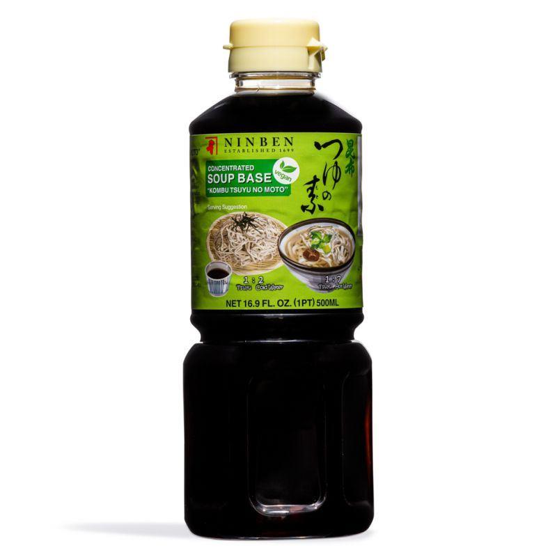 (Case) Ninben Concentrated Soup Base (Konbu Tsuyu No Moto) 昆布つゆの素 500ml*12