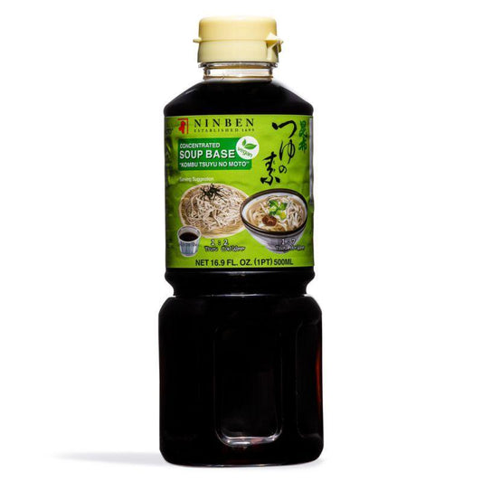 (Case) Ninben Concentrated Soup Base (Konbu Tsuyu No Moto) 昆布つゆの素 500ml*12