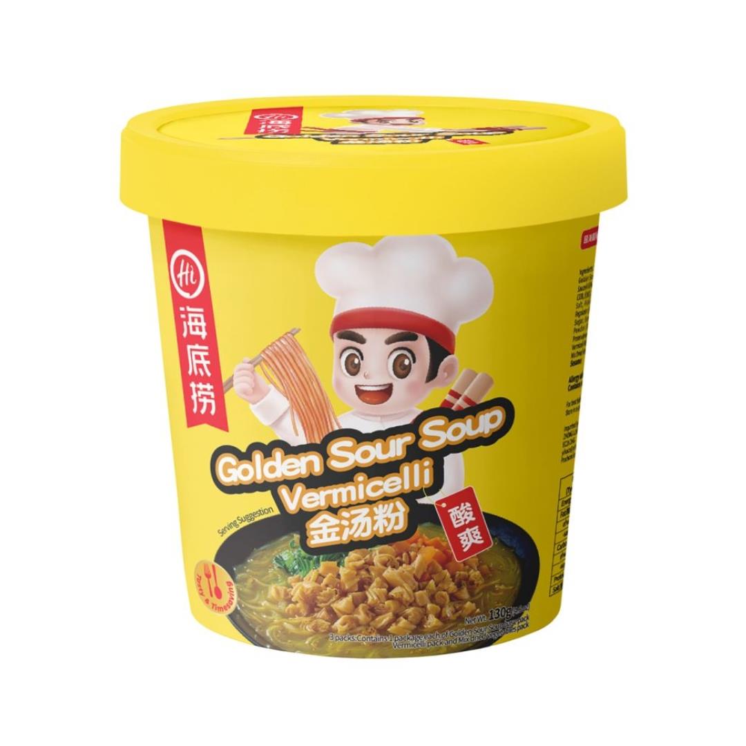 (Case) Haidilao Instant Cup Vermicelli (Sour Soup Flavour) 130g*12