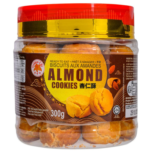 (Case) Golden Lily Cookies (Almond Flavour) 金百合 杏仁酥 300g*24
