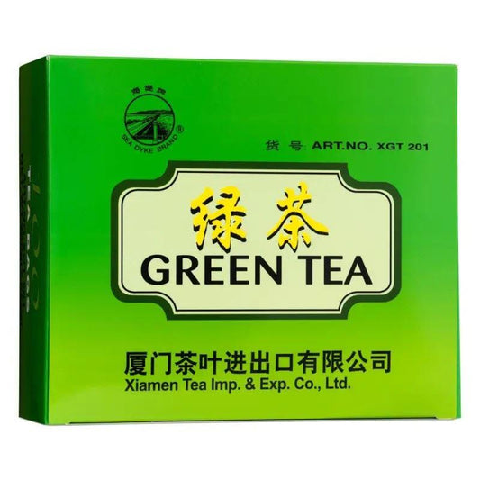 (Case) Sea Dyke Brand Green Tea Bags (100 Tea Bags) 海堤牌 綠茶 (100包) 200g*24