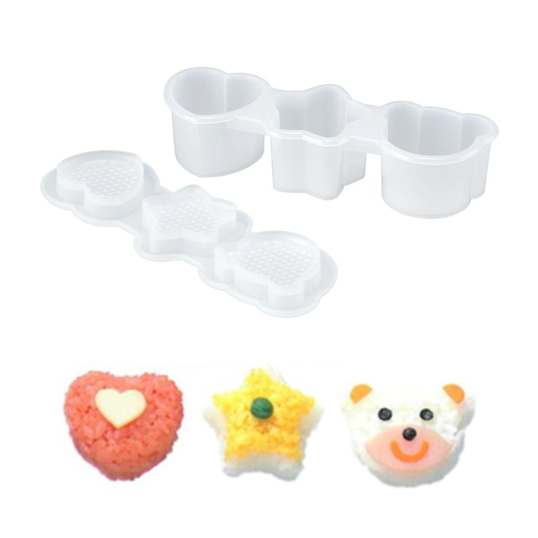 (Case) Rice Ball Mould Multi Shape *10