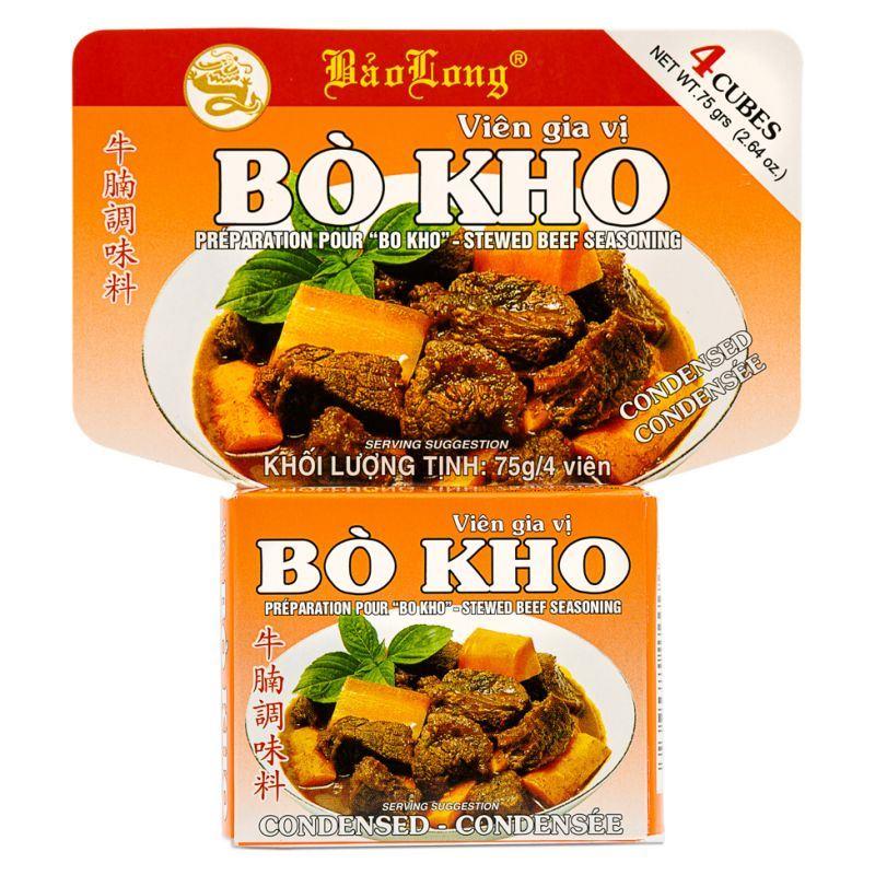 Bao Long Bo Kho Stewed Beef Seasoning 牛腩調味料 72 x 75g (4 cubes)