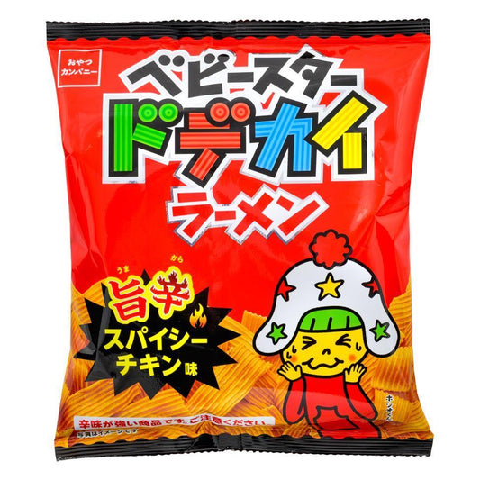 (Order) Baby Star Crispy Wide Ramen Snack (Spicy Flavour) 62g*12*2