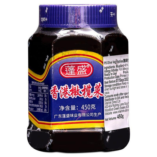 (Case) Peng Sheng Hong Kong Olive Vegetables 蓬盛 香港橄欖菜 450g*24