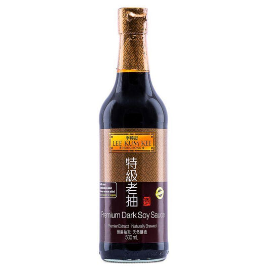 Lee Kum Kee Premium Dark Soy Sauce (L) 李錦記 特級老抽 (大) 12 x 500ml
