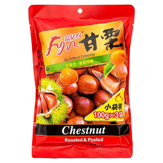 (Case) Fuyinong Roasted & Peeled Chestnut 富億農 甘栗 300g*28