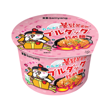 (Case) Samyang Buldak Hot Chicken Flavour Ramen Big Bowl (Carbonara) (JPN Version) 105g*16