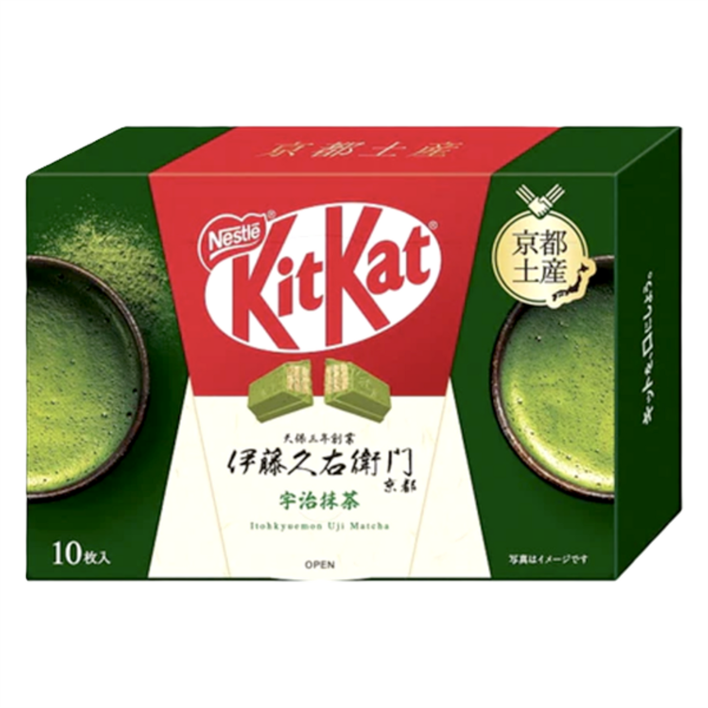 Nestle Mini Kit Kat (Ito Kuemon Uji Matcha Flavour) (10 pcs) 30 x 116g