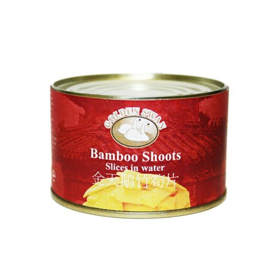 (Case) Golden Swan Bamboo Shoot Slices in Water 金天鵝 竹筍片 227g*12