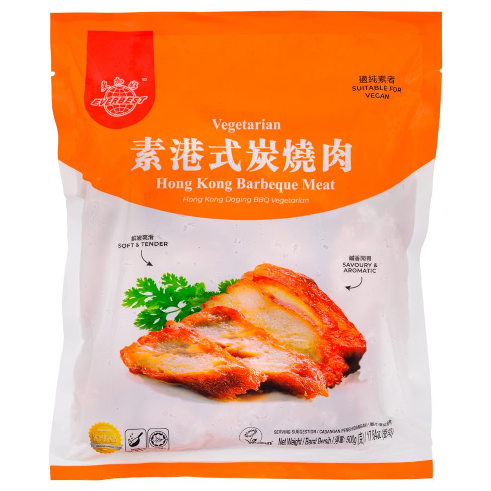 ❄️ Everbest Vegetarian HK BBQ Meat 更加好 素港式炭燒肉 10 x 500g
