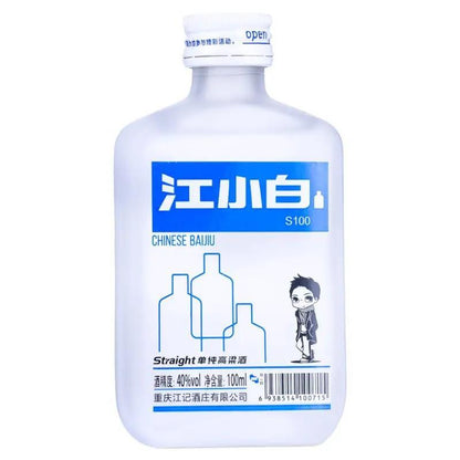 (Case) Jiang Xiao Bai P100 Baijiu 江小白 高粱酒 (ABV 40%) 100ml*24
