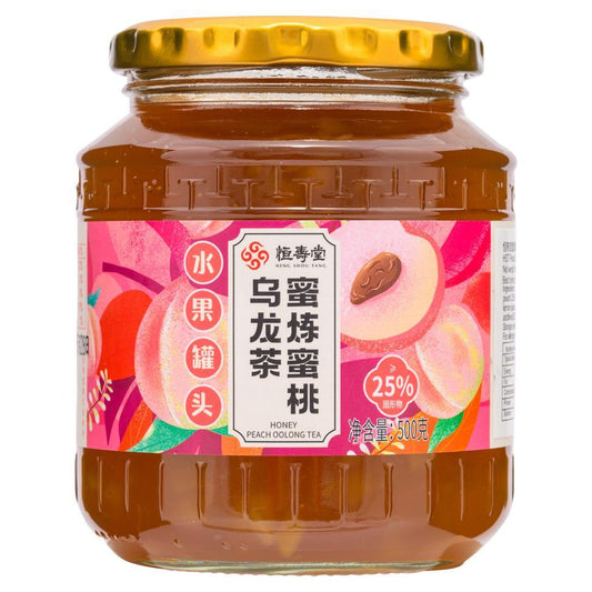 (Case) Heng Shou Tang Peach Oolong Tea 恆壽堂 蜜煉蜜桃烏龍茶 500g*16