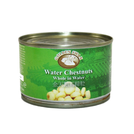 (Case) Golden Swan Water Chestnuts Whole in Water 金天鵝 馬蹄粒 227g*12
