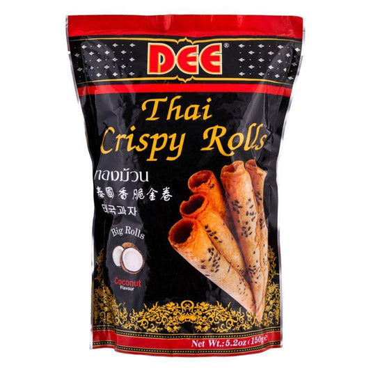 (Case) Dee Thai Crispy Rolls (Coconut Flavour) 泰國香脆金卷 (椰子味) 150g*24