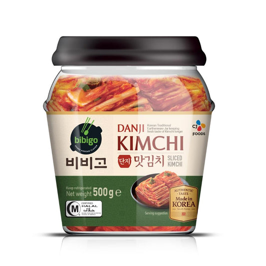❄️ CJ Bibigo Sliced Kimchi (Jar) 6 x 500g