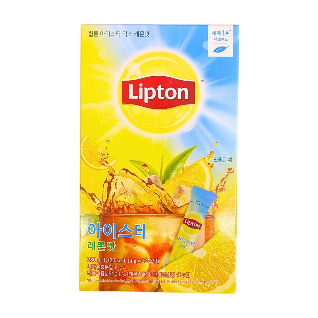 (Case) Lipton Ice Tea Powder Stick Lemon Flavour (14g*20)*20