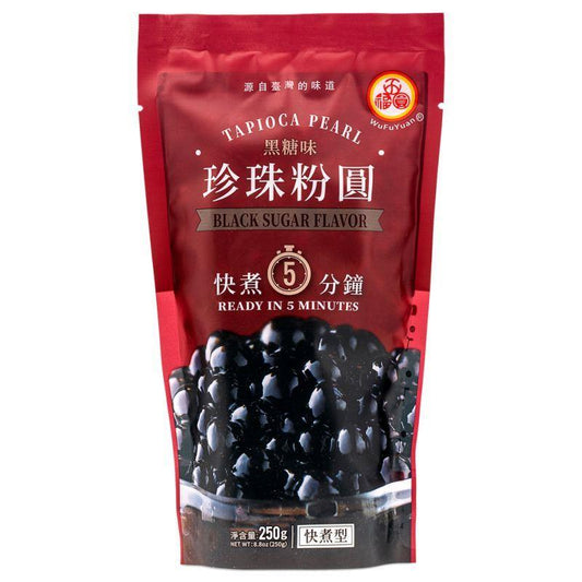 (Case) Wu Fu Yuan Tapioca Pearl (Black Sugar Flavour) 五福圓 珍珠粉圓 (黑糖味) 250g*36