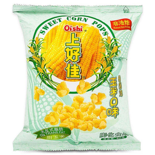 (Case) Oishi Sweet Corn Puff 上好佳 田園泡 (玉米口味) 40g*20