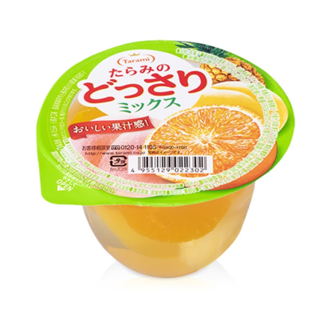 (Case) Tarami Tarami Fruit Jelly with Mixed Fruit Chunks 230g*6