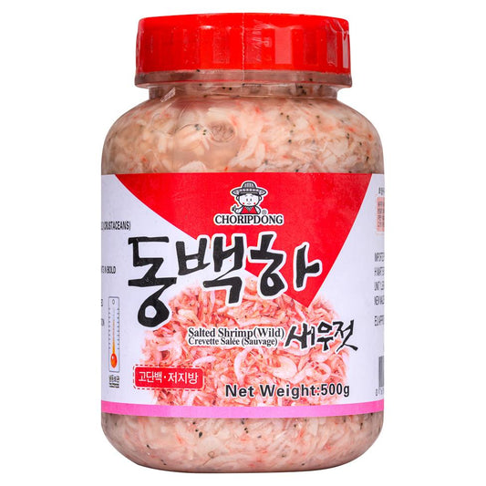 ❄️ Choripdong Salted Shrimp (Wild) 동백하 새우젓 24 x 500g